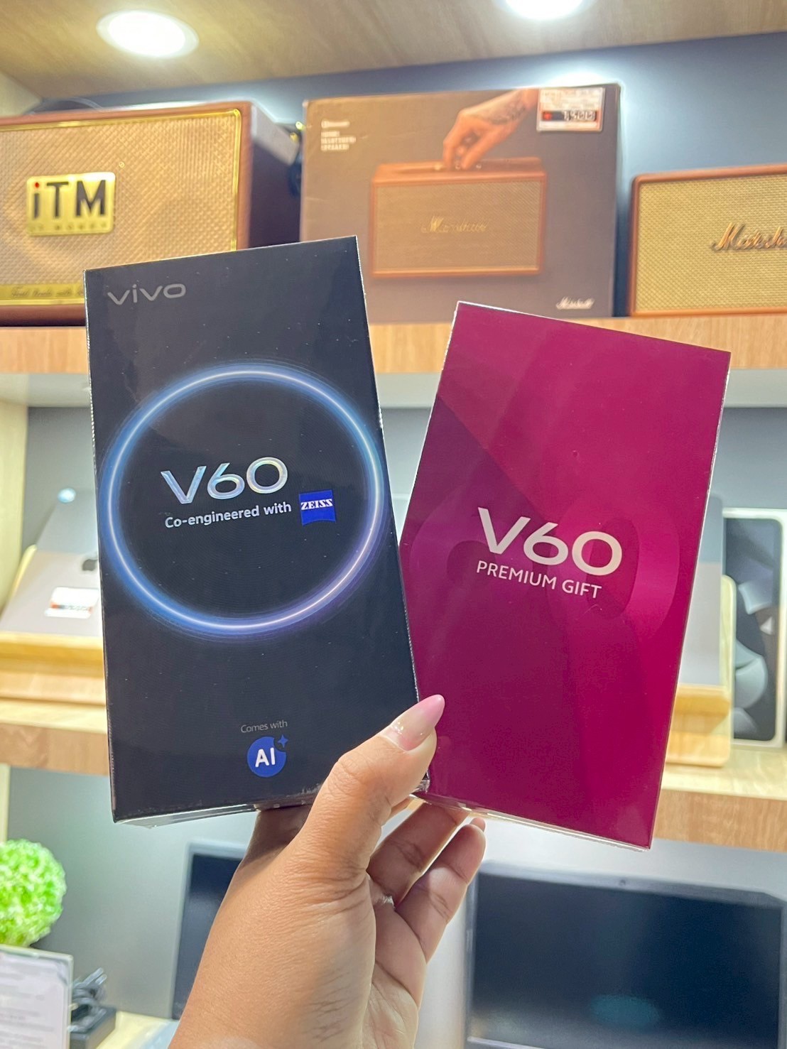 Vivo V60 (12GB/256GB) สีSummer Blue(5G) มือ1