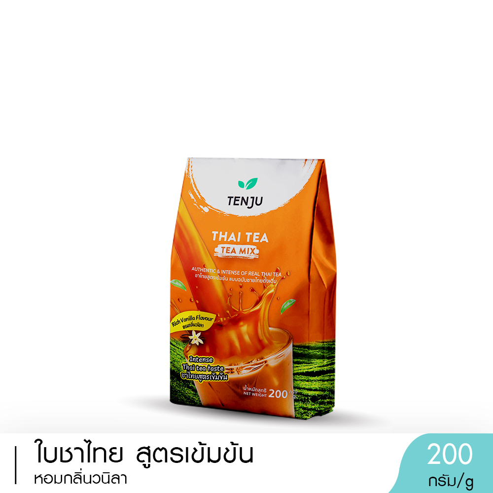 (200 g.) Tenju Thai Tea Tea Mix Powder เทนจู ชาไทยปรุงสำเร็จชนิดผง 200 g. (05-9343)