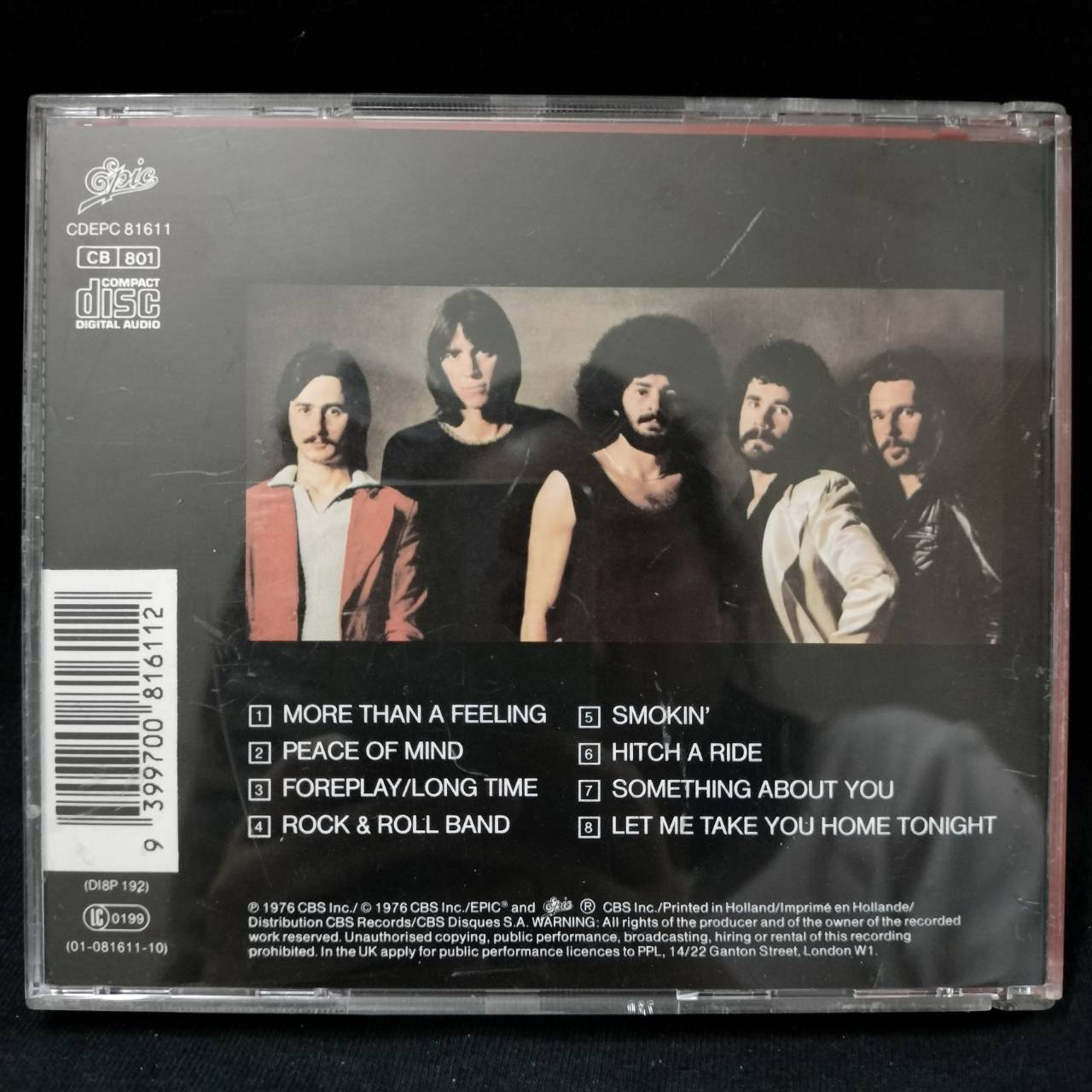 Boston – Boston / AUSTRALIA / ปกมีรอยยับบางๆ / แผ่นดี