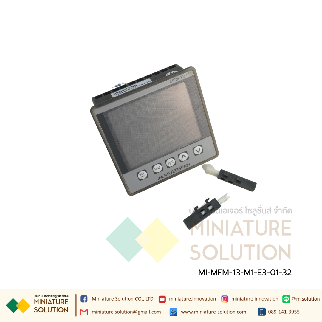 Multifunction Meter - 3 Line Display 1Ø-2W, 3Ø-3W/4W Selectable Primary Voltage 100V to 520kVAC RS-485 Modbus