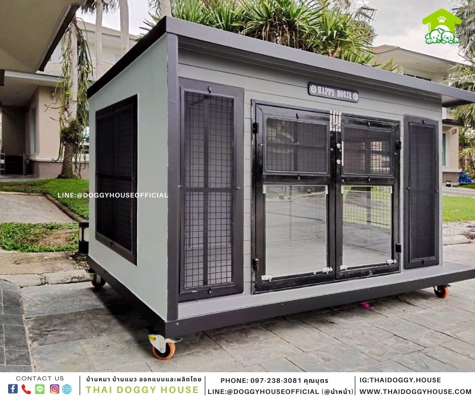 บัานหมา แบบบ้าน Box style