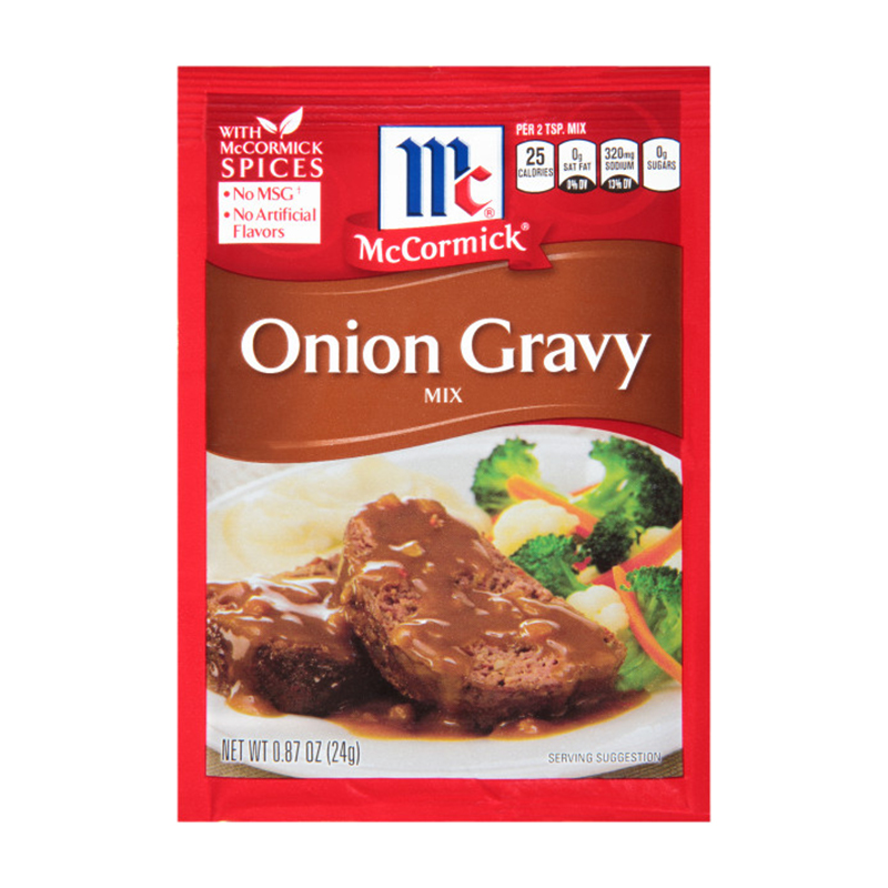 McCormick Onion Gravy 24 g. ผงปรุงรสออเนี่ยนเกรวี่ตราแม็คคอร์มิค 24 กรัม (05-0595)
