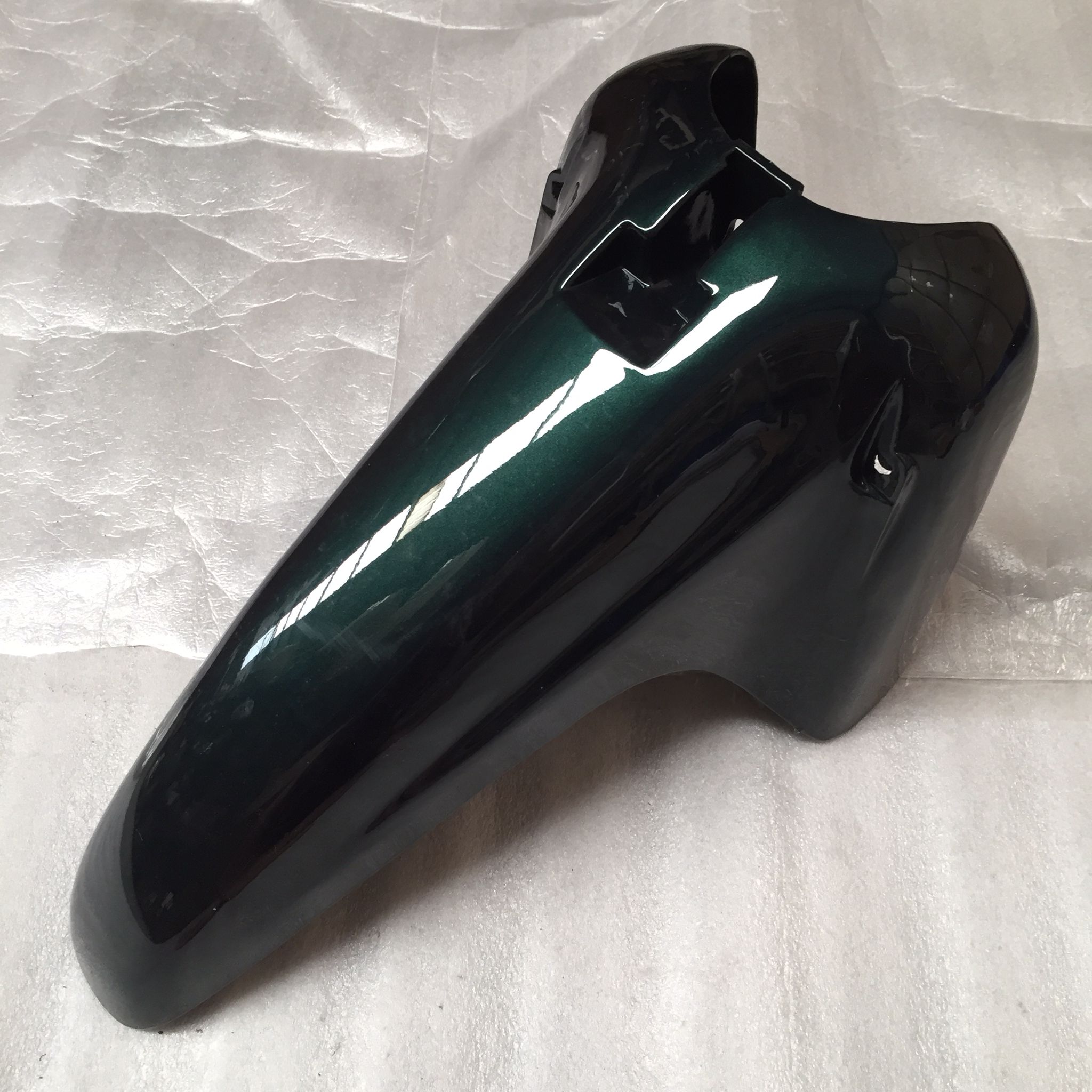 บังโคลนหน้า A สีเขียวเข้ม H51 สำหรับรุ่น Dream Exces C100P อะไหล่เทียบ NCA (นำเจริญ) 2201HDN99AH51