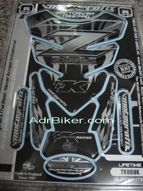 สติ๊กเกอร์กันรอยตัวถัง tank pads Z1000 ของ motografix มี 3 สีให้เลือก