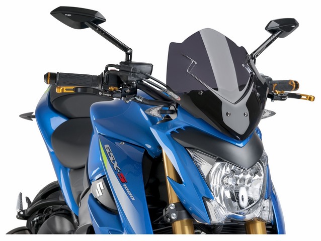 Puig - ชิวหน้า Windshield สำหรับ GSXS-1000 naked 15+