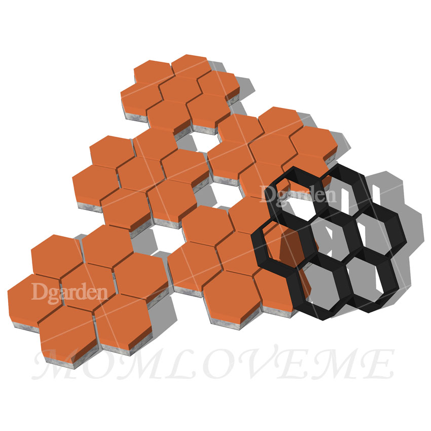 แม่พิมพ์ทางเดิน ลายรังผึ้ง D5