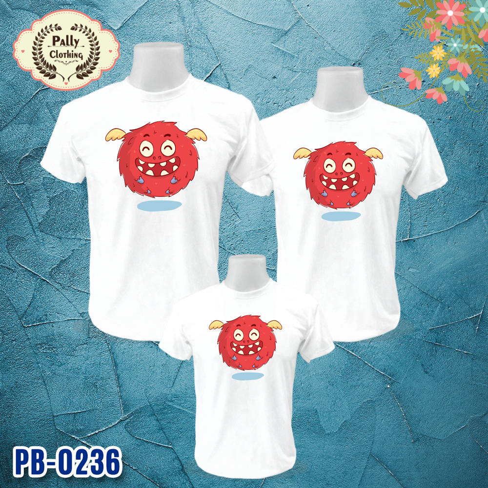 เสื้อครอบครัว PB-0236 ลาย Monster4