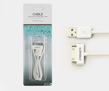 PISEN สายชาร์จ & ส่งข้อมูล Data Transmit and Charging Cable 30 Pin 800 mm - สีขาว