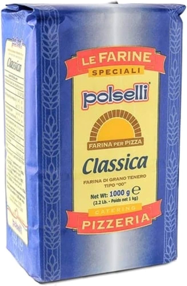 แป้งพิซซ่า โพลเซลลี่ฟารีน่าพิซซ่า คลาซิกา Polselli Pizza Classica Farina Type 00 1 Kg. (01-8264)