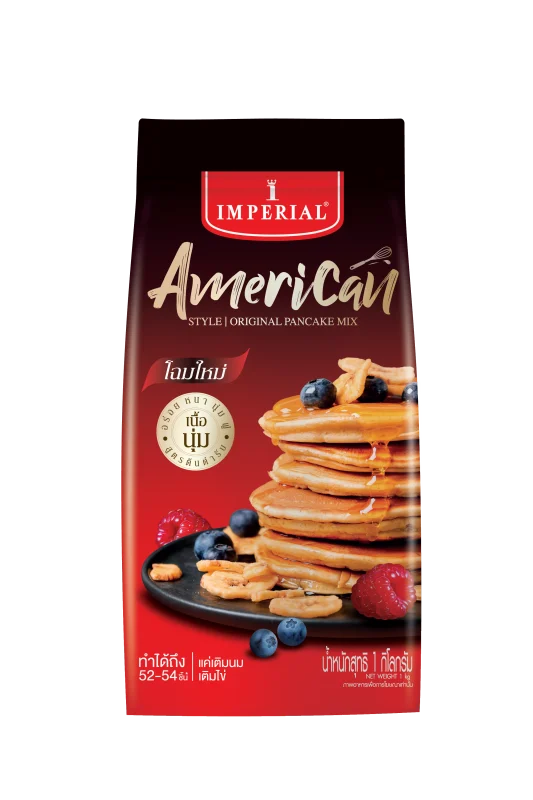 แป้งแพนเค้กมิกซ์ ตรา อิมพีเรียล ขนาด 1 กก. Imperial Pancake Mix 1 kg.(01-0098)