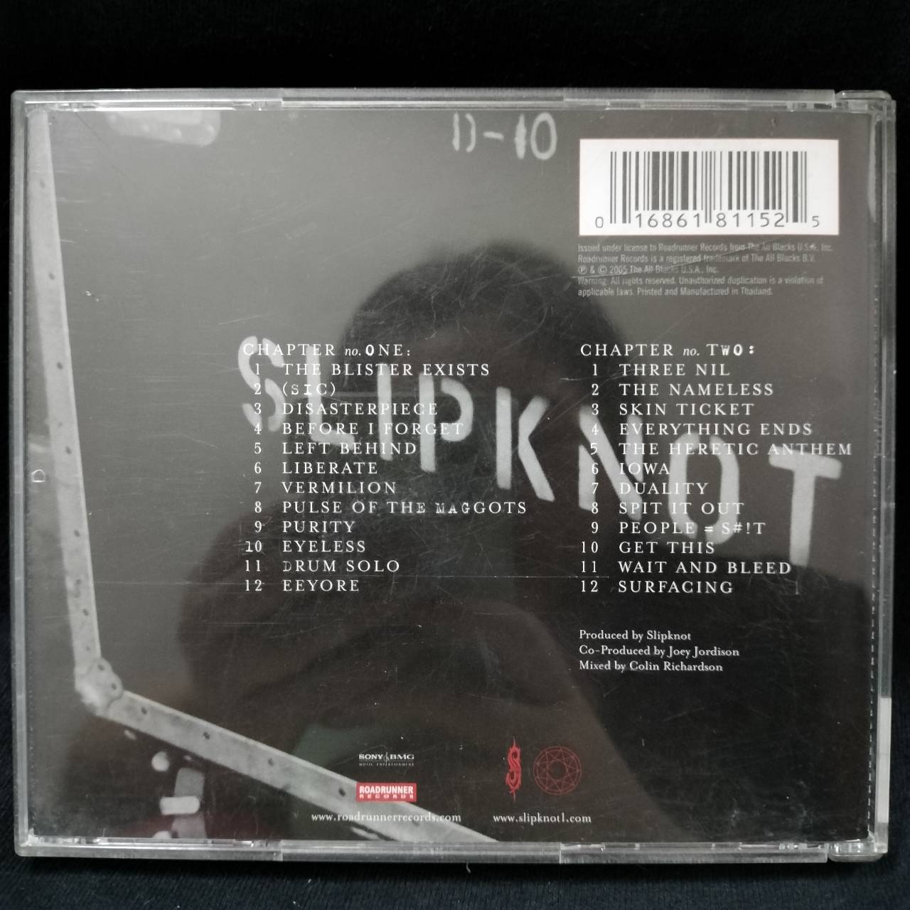 Slipknot – 9.0: Live / THAILAND / 2CD / แผ่นดี