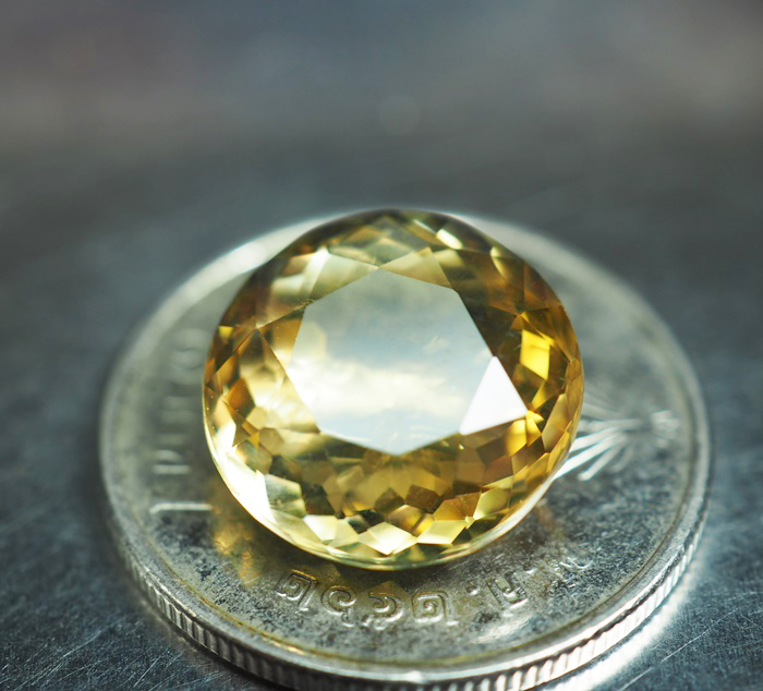 พลอยซิทริน (Citrine) 4.45 กะรัต
