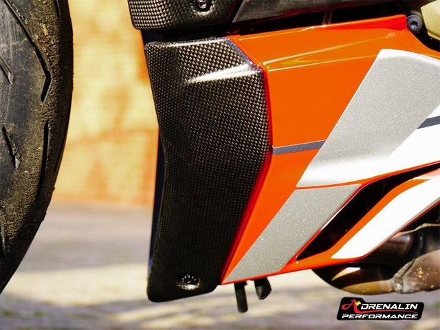 carbonworld คาร์บอนข้างหม้อน้ำ สำหรับ STF V4 ชุด4ชิ้น บริเวณครีบข้าง