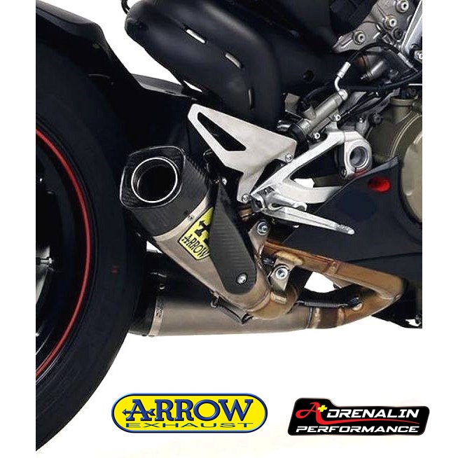 ท่อ Arrow สลิปออน สำหรับ Street fighter v4 ท่อรุ่นล่าสุด คอแสตนเลส (For Exhibition only)