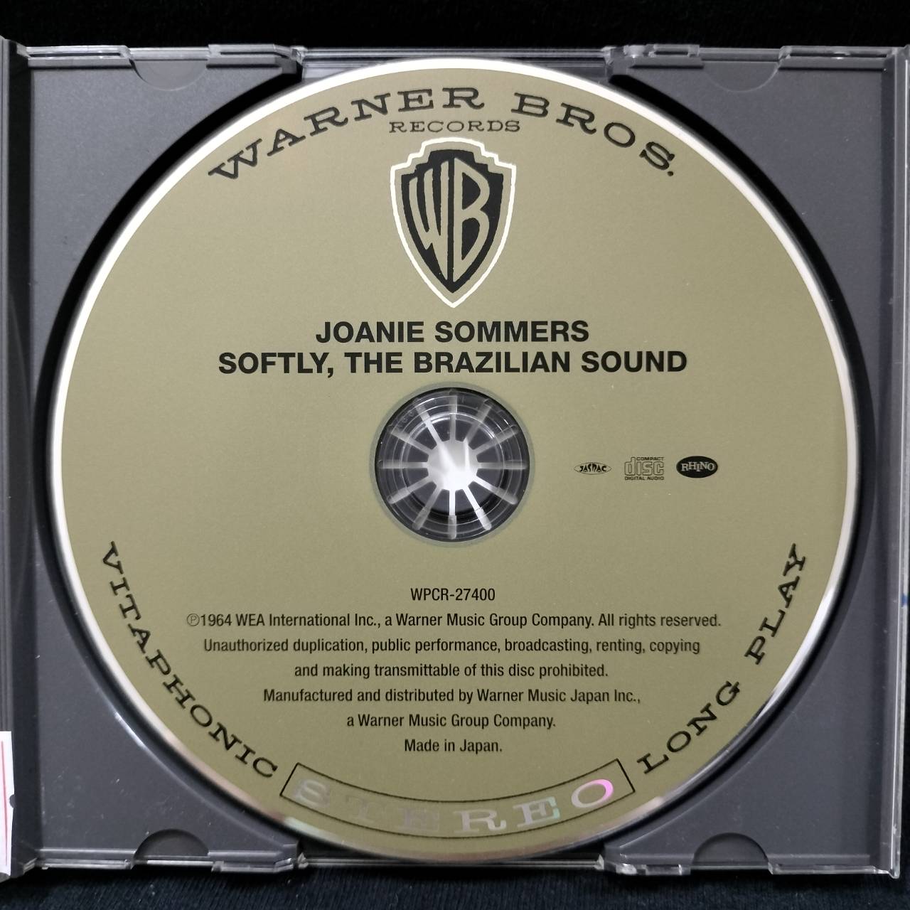Joanie Sommers With Laurindo Almeida – Softly, The Brazilian Sound / JAPAN / แผ่นสภาพนางฟ้า / มี Obi