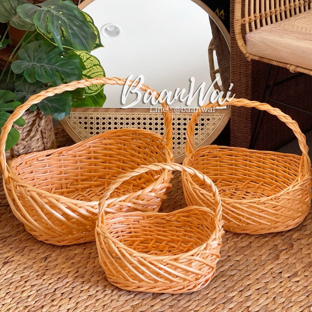 กระเช้า Code-004 ทรงรี-ทรงเหลี่ยม