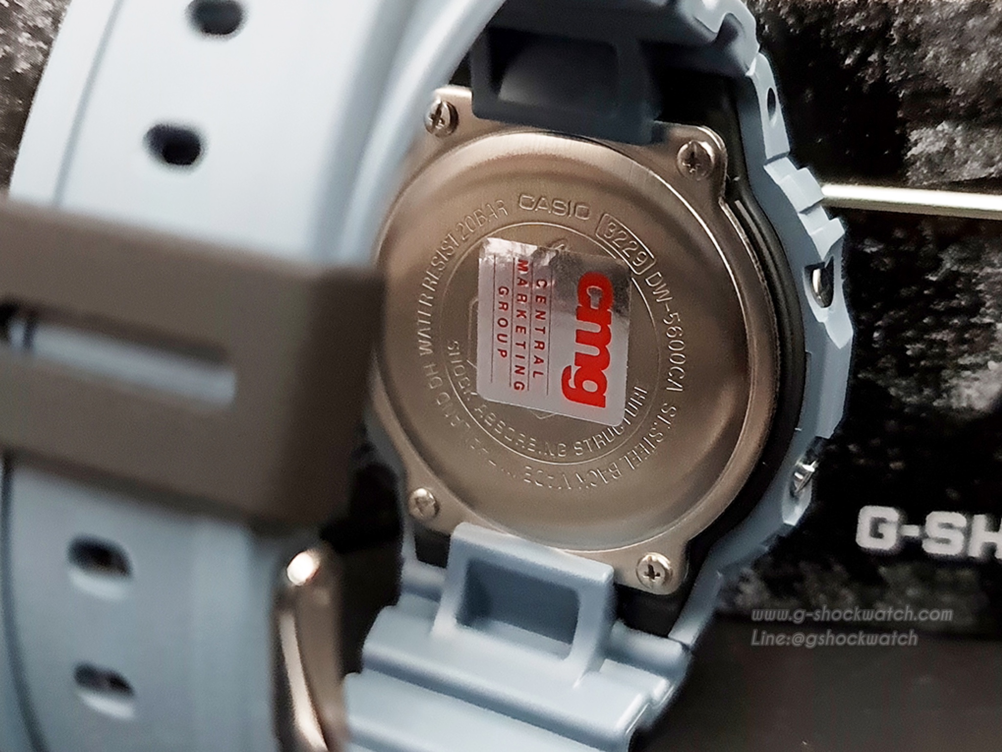 CASIO G-SHOCK นาฬิกาข้อมือ นาฬิกากันน้ำ นาฬิกาของแท้ ประกันศูนย์ CMG 1 ปี รุ่น DW-5600CA-2