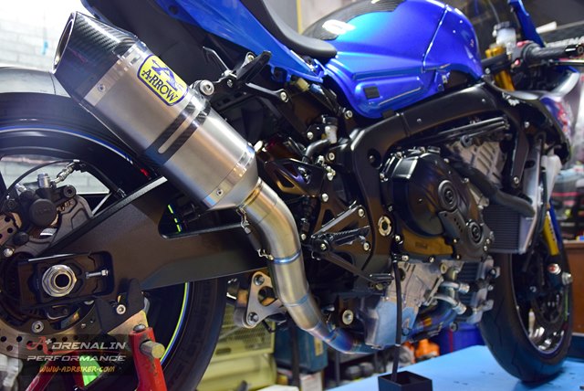 ท่อ Arrow ฟูล Racetech Competition ไทเทเนียม สำหรับ GSXR L7+ (For Exhibition only)