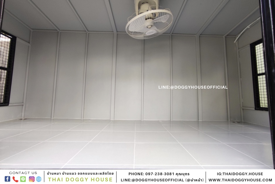 บ้านหมา หลังใหญ่ แบบบ้าน BOX STYLE