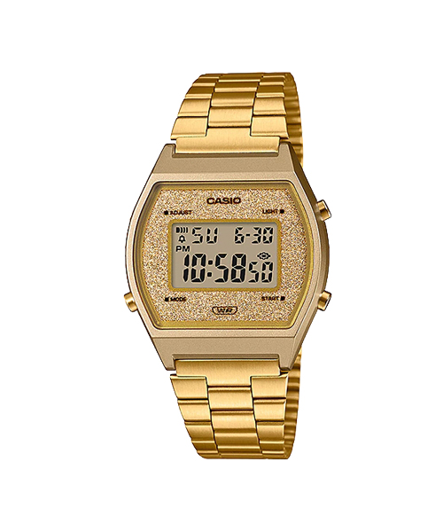 CASIO นาฬิกาข้อมือ นาฬิกากันน้ำ นาฬิกาของแท้ ประกันศูนย์ CMG 1 ปี รุ่น B640WGG-9A