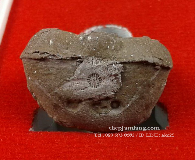 พระปิดตามหาลาภ รวยทันใจ(2) หลวงปู่หลิน สำนักสงฆ์บ่อศิลาหงษ์ทอง มุกดาหาร เนื้อผง เหล็กน้ำพี้ สีน้ำตาล ปี 2561