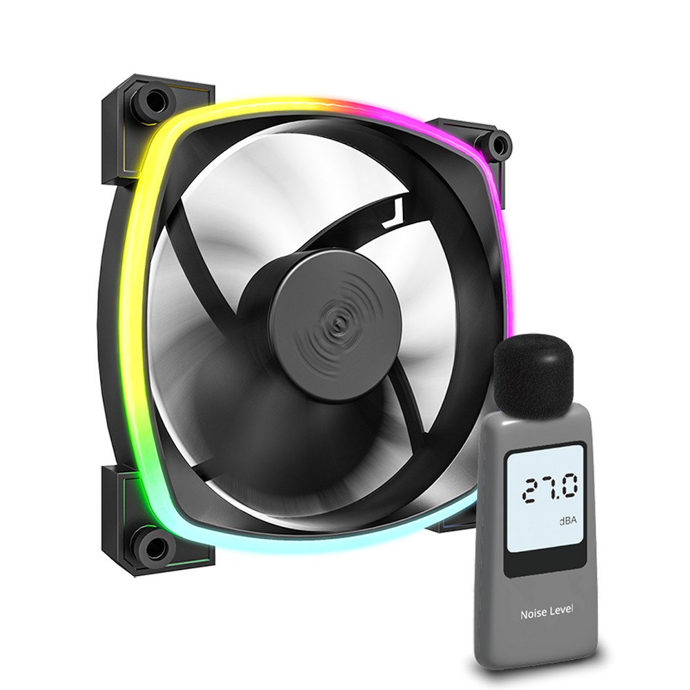 MONTECH AX120 PWM 3 IN 1 PACK WITH FAN HUB X 1 (BLACK) [1Y]