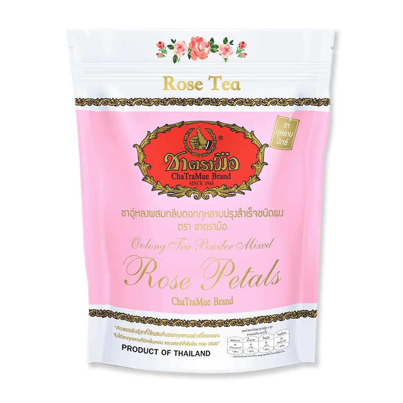 ชากุหลาบ ตรามือ Cha Tra Mue Rose Tea 150 g. (05-6513)