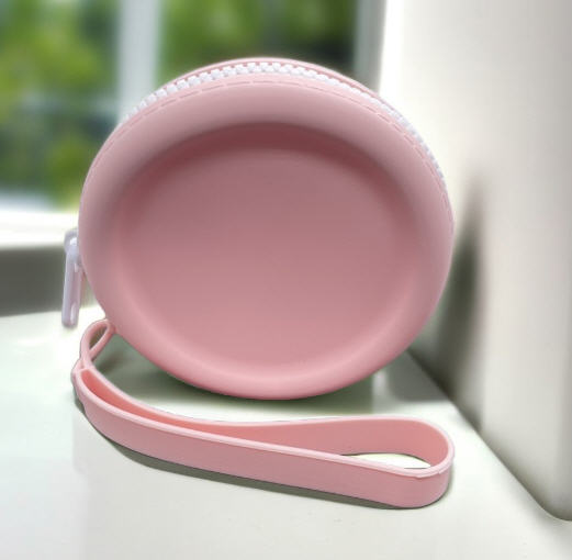 กระเป๋าทรงกลม,กระเป๋าอเนกประสงค์,กระเป๋าซิลิโคน,กระเป๋าใส่เศษเหรียญ,ขนาด9*3cm