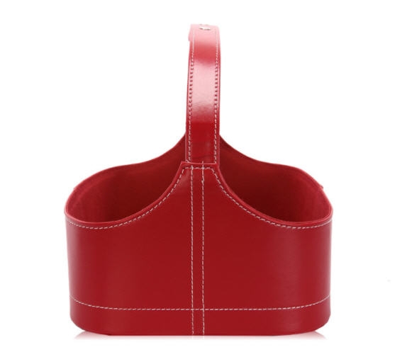 ตะกร้าหนังพรีเมี่ยม,ตะกร้าหนัง PVC,ตะกร้าหนัง,กระเช้าหนัง