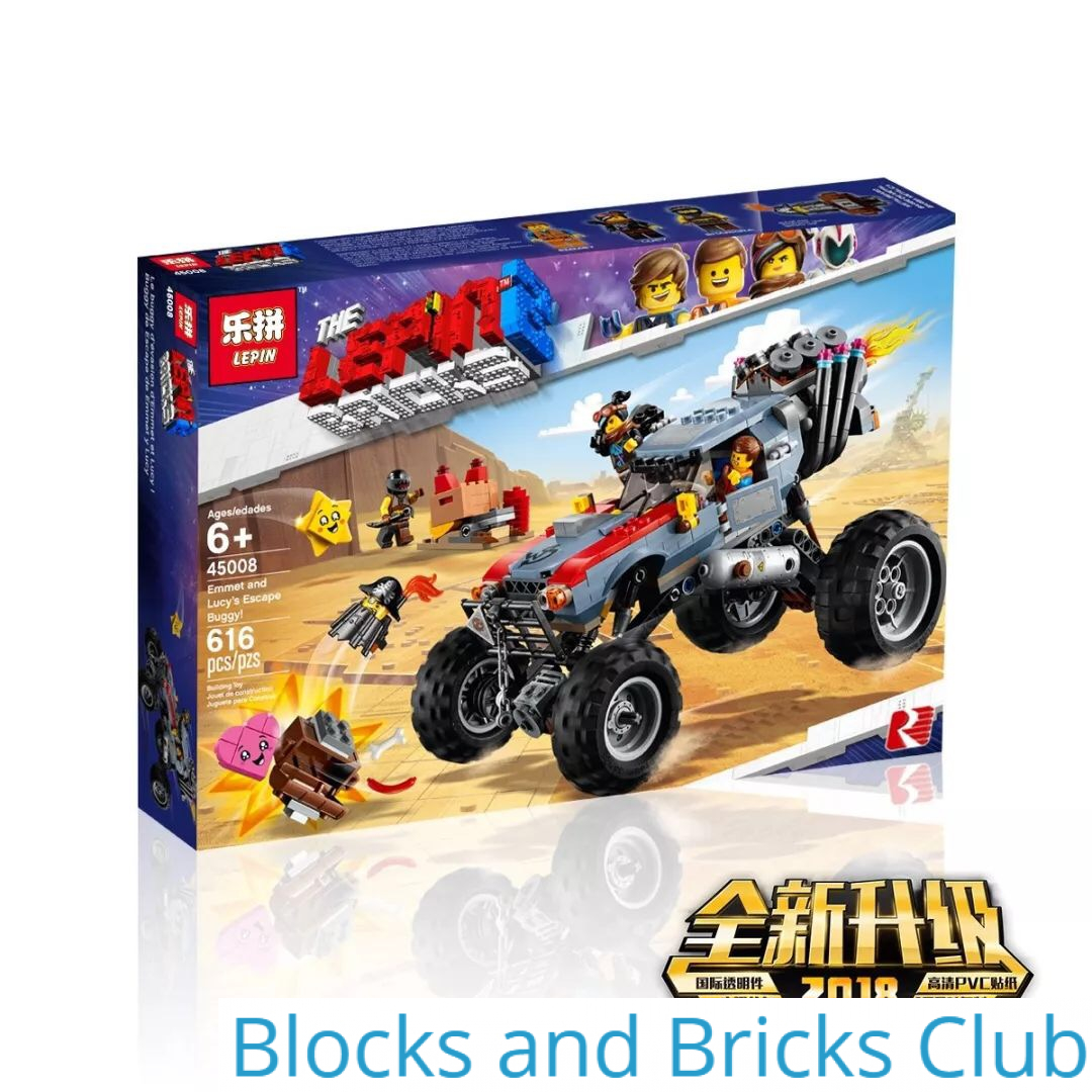 เลโก้จีน LEPIN 45008 ชุด Emmet and Lucy's Escape Buggy