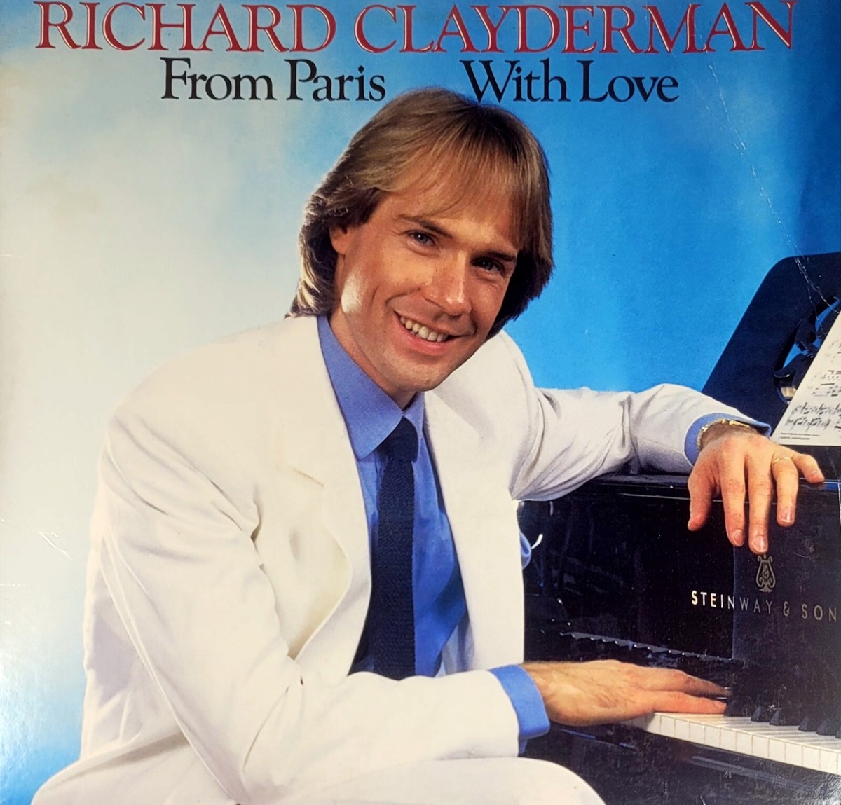 Richard Clayderman – From Paris With Love / USA / แผ่นมีรอยปากกา / แผ่นดี
