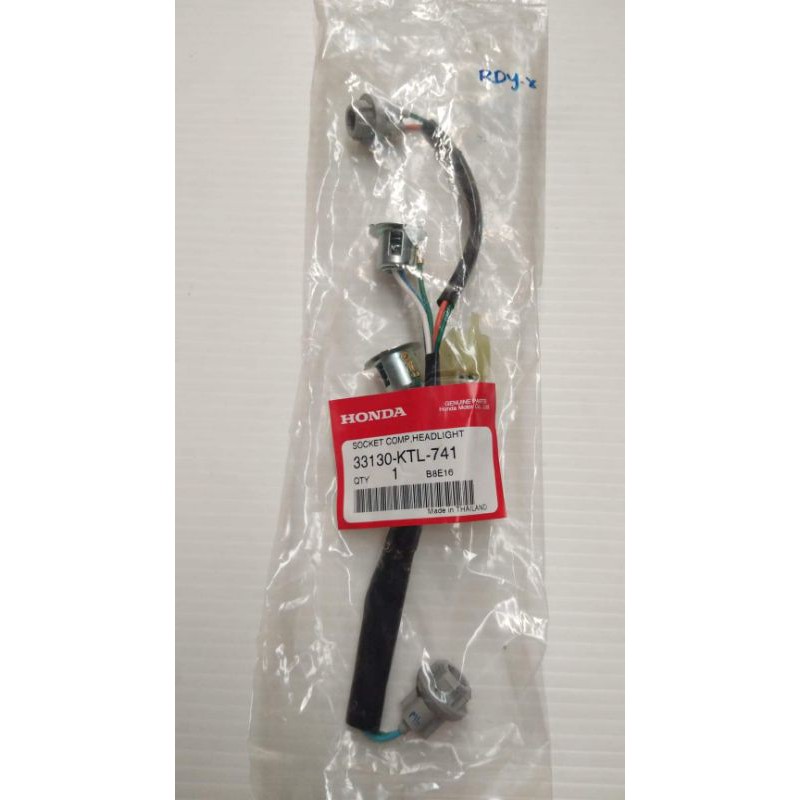 33130-KTL-741 ขั้วหลอดไฟหน้า WAVE100 U-BOX อะไหล่แท้ HONDA