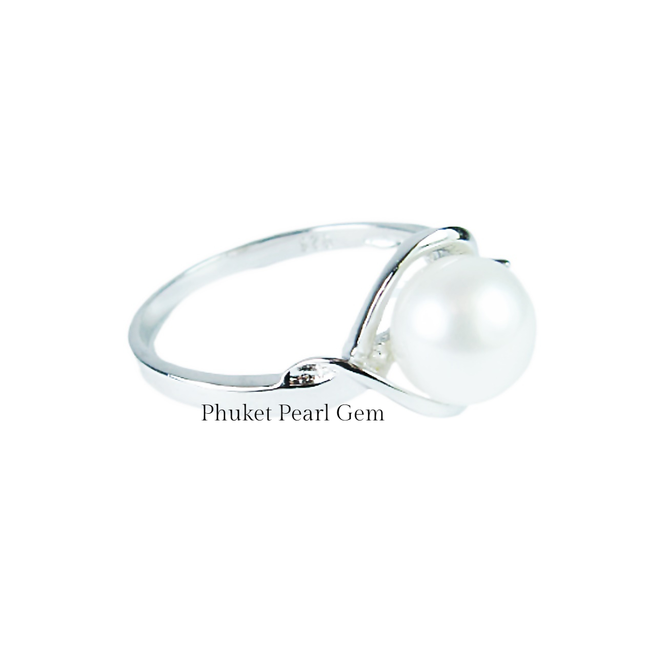 Heart Pearl Silver Ring