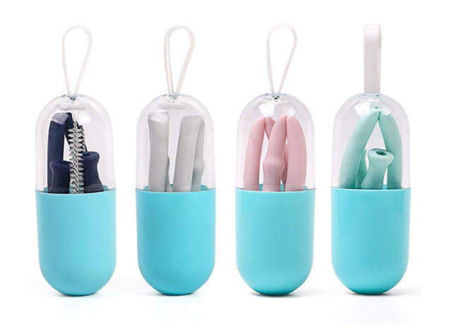 หลอดซิลิโคนพกพา,หลอดซิลิโคน,หลอด