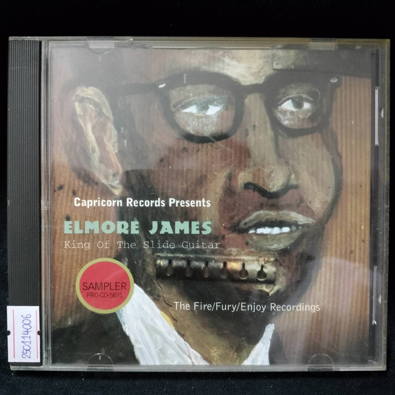 Elmore James – King Of The Slide Guitar, Capricorn Records Presents / USA / ปกในมีจุดเหลือง / แผ่นดี