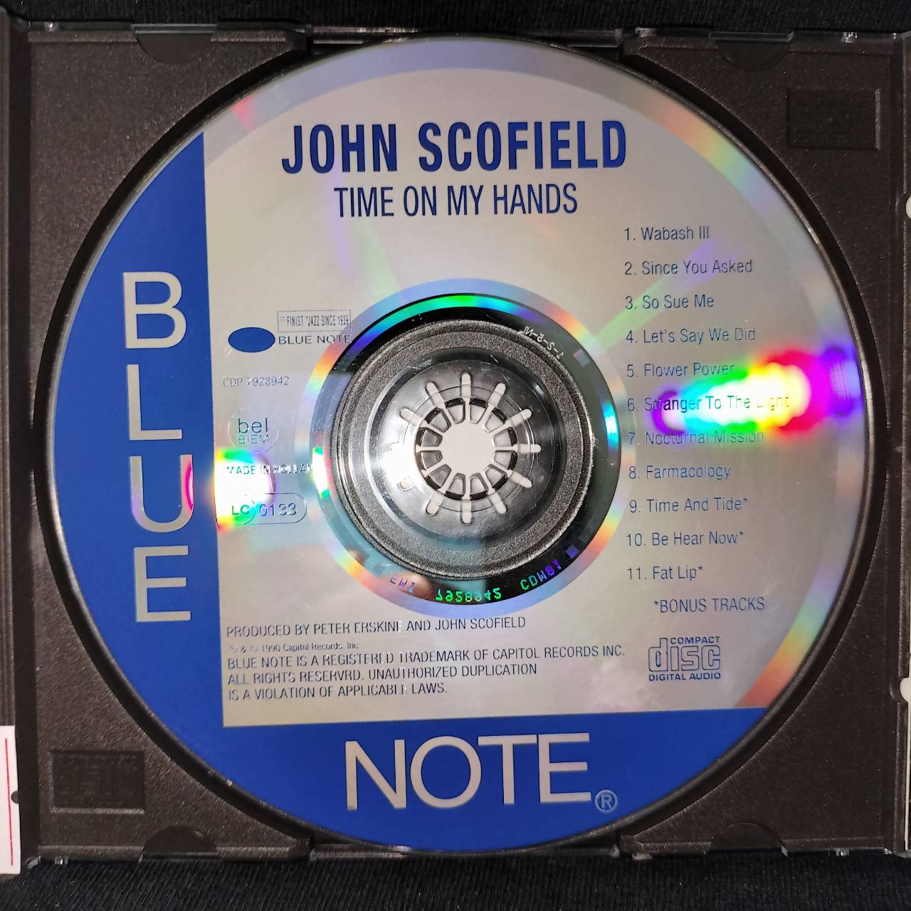 John Scofield – Time On My Hands / HOLLAND / แผ่นดี