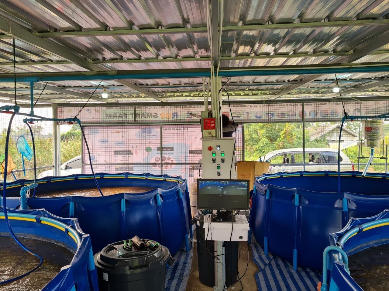 ติดตั้งระบบควบคุมปลาดุก x มหาวิทยาลัยเทคโนโลยีราชมงคลสุวรรณภูมิ