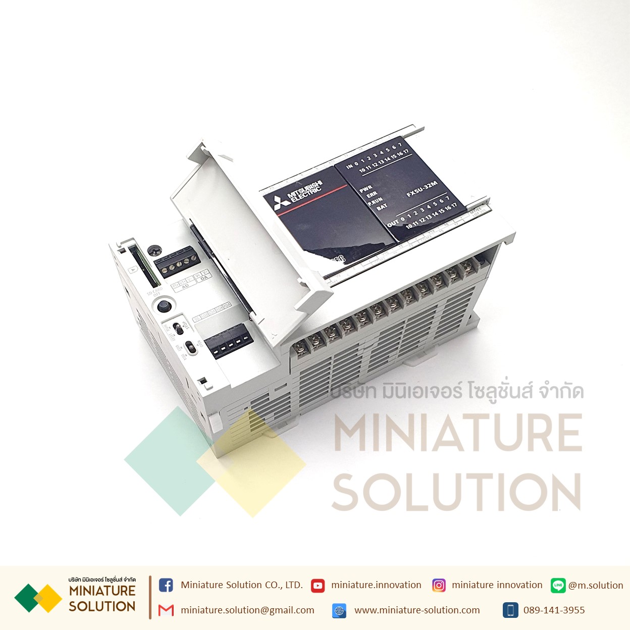 Mitsubishi PLC controller FX5U-32MR ES 64MR 80MR 32MT 64MT ESS AC/DC/RELAY