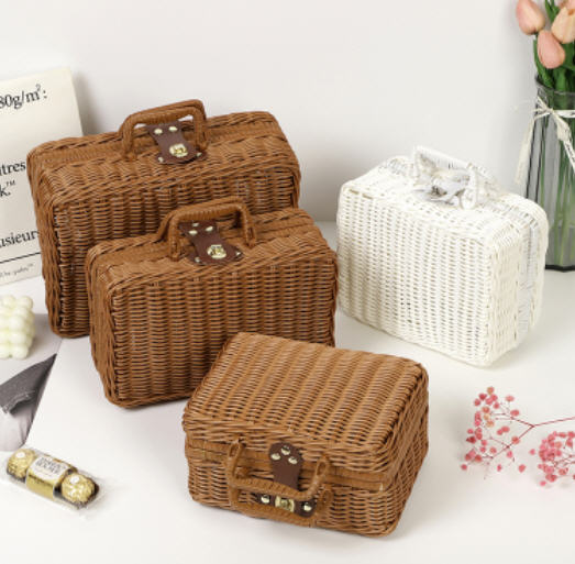 กระเป๋าสาน,ตะกร้าปิกนิก,กระเช้าของขวัญอาหาร