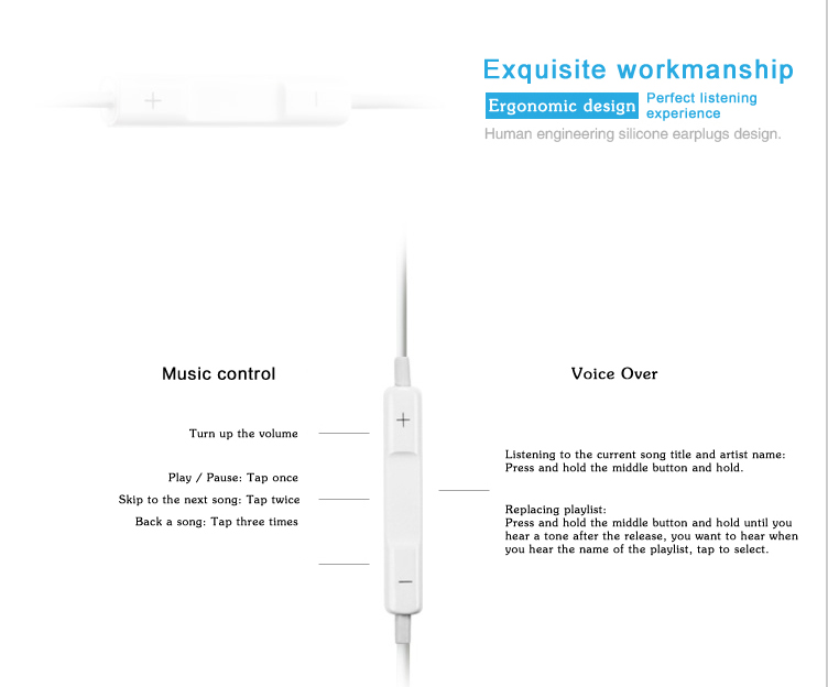 PISEN หูฟังสมอลทอล์ค 2 in 1 ทั้งโทรศัพท์และฟังเพลง HXK-005 ขนาด 3.5 มม. ปุ่มปรับระดับเสียง ระบบ Optimistic Dynamic พลังเสียงกลางใสอะคูสติกและเสียงต่ำเบสหนักแน่น ชัดเจนเสียงต้นฉบับ สำหรับ Apple - สีขาว