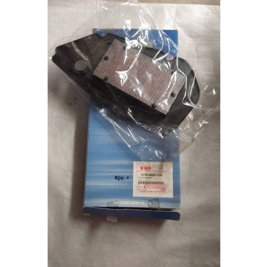 ไส้กรองอากาศ สำหรับรุ่น Step125 UY125-D1 อะไหล่แท้ SUZUKI 13780-46G01-000