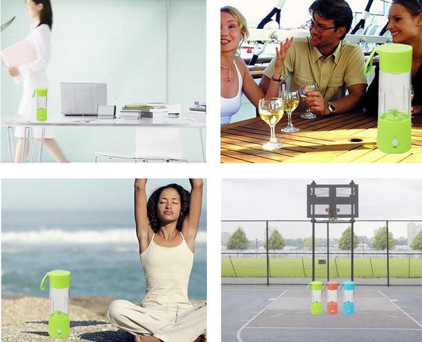 แก้วปั่นน้ำผลไม้,เครื่องปั่นน้ำผลไม้พร้อมดื่ม