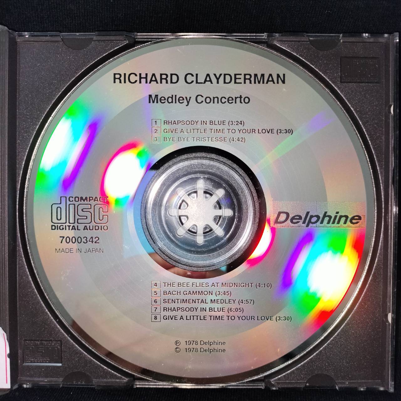Richard Clayderman – Medley Concerto / JAPAN / แผ่นดี
