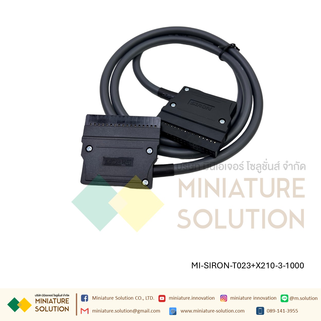 SIRON Terminal PLC พร้อมสายครบชุด 30PIN KV-NC Keyence MITSU OMRON PANA KEYENCE CJ1W QX QY KV FPG FP2