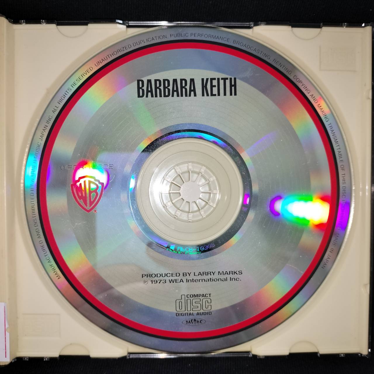 Barbara Keith – Barbara Keith / JAPAN / ปกมีจุดเหลือง / แผ่นดี / มี Obi