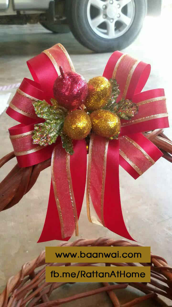 "งานตัวอย่าง" รับทำโบว์ติดกระเช้า โบว์ติดของชำร่วย โบว์ของขวัญ โบว์รางวัล โบว์ประกวด โบว์ติดรางวัล