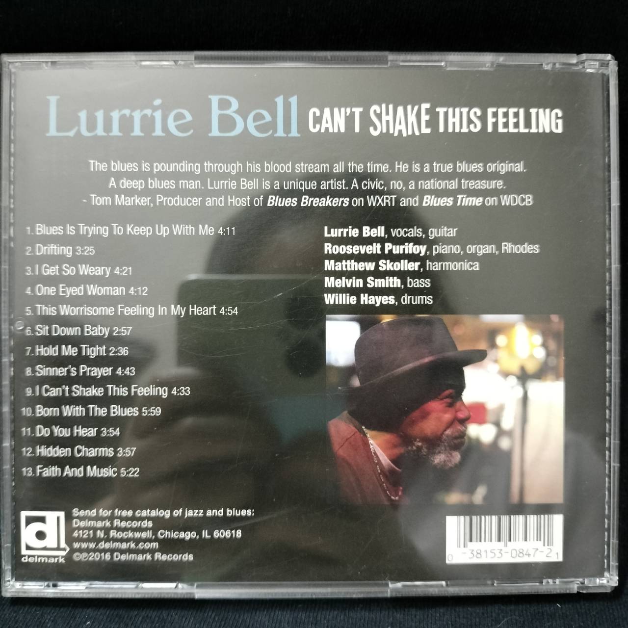Lurrie Bell – Can't Shake This Feeling / USA / แผ่นสภาพนางฟ้า