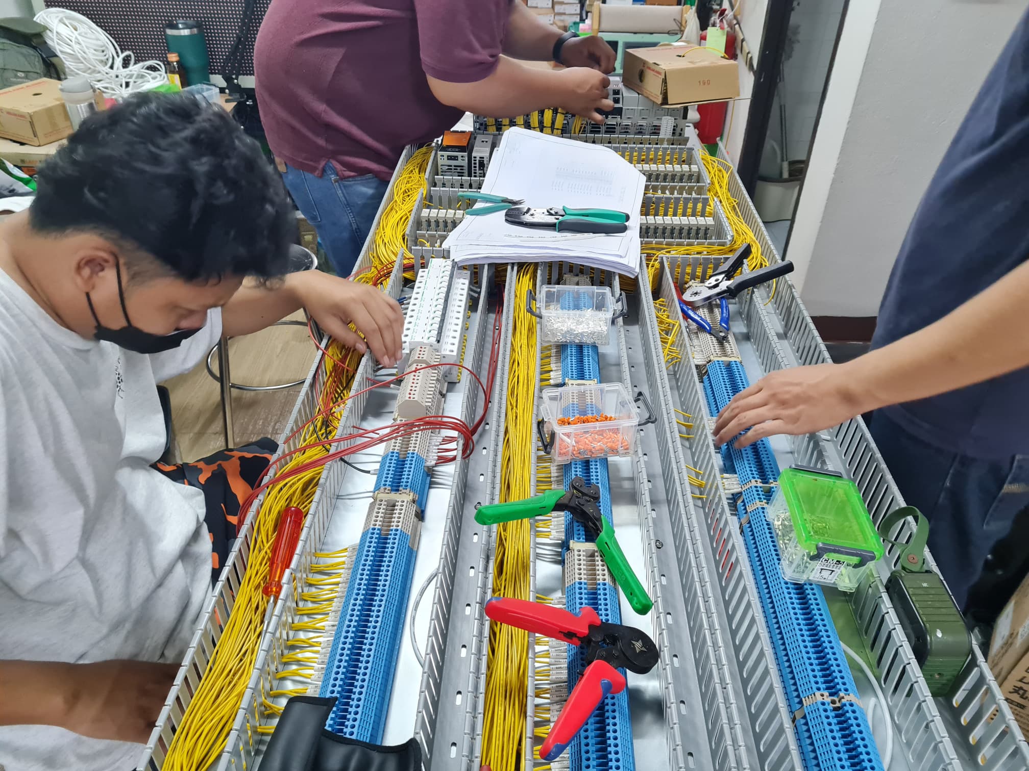 Assembly Wiring Control Box Allen-Bradley PLC