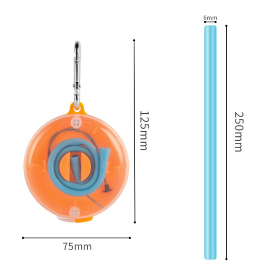 หลอดซิลิโคน+แปรง,หลอดซิลิโคนพกพา