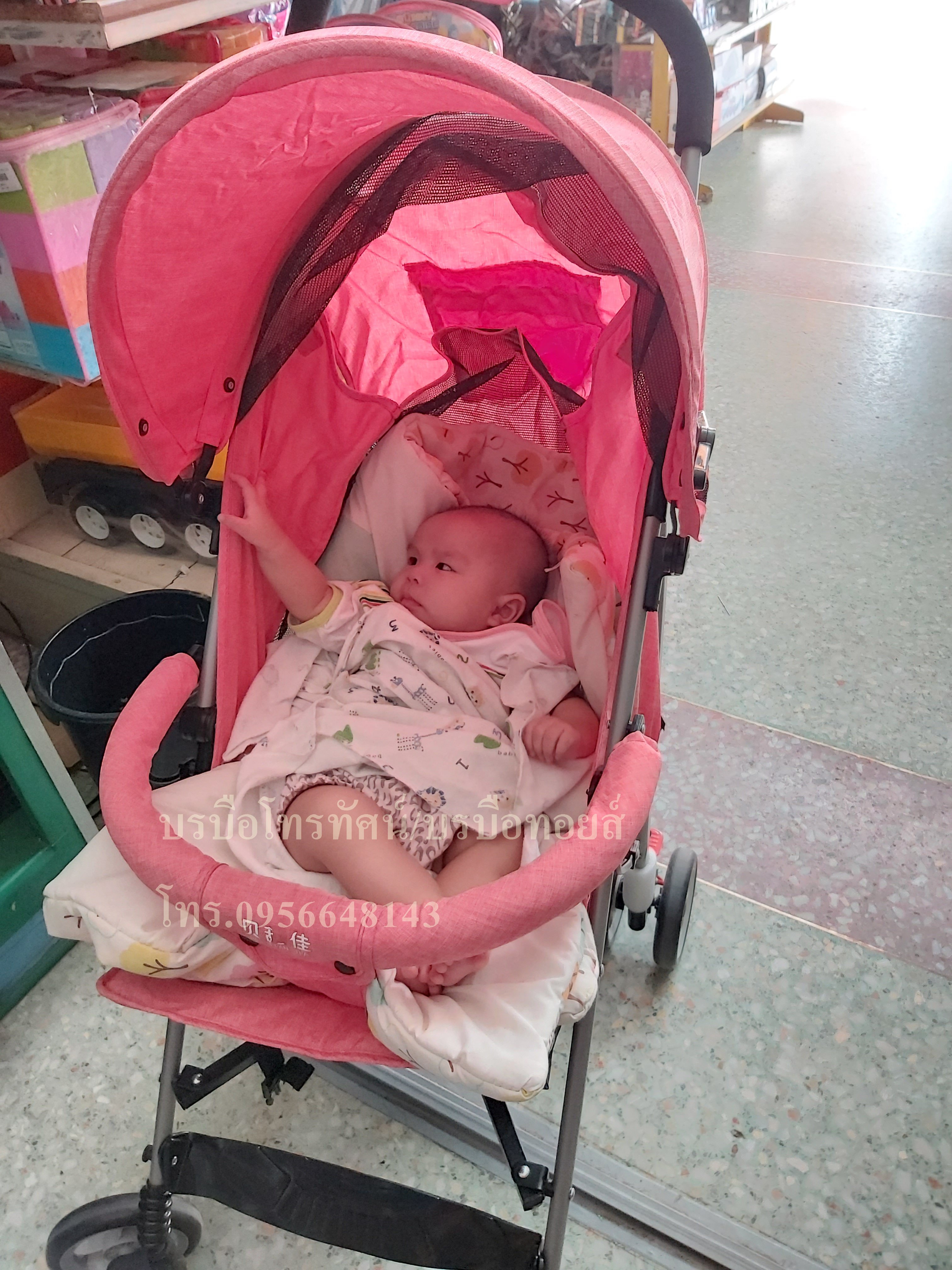 รถเข็นเด็ก น้ำหนักเบา พกพาสะดวก รถเข็นราคาถูก